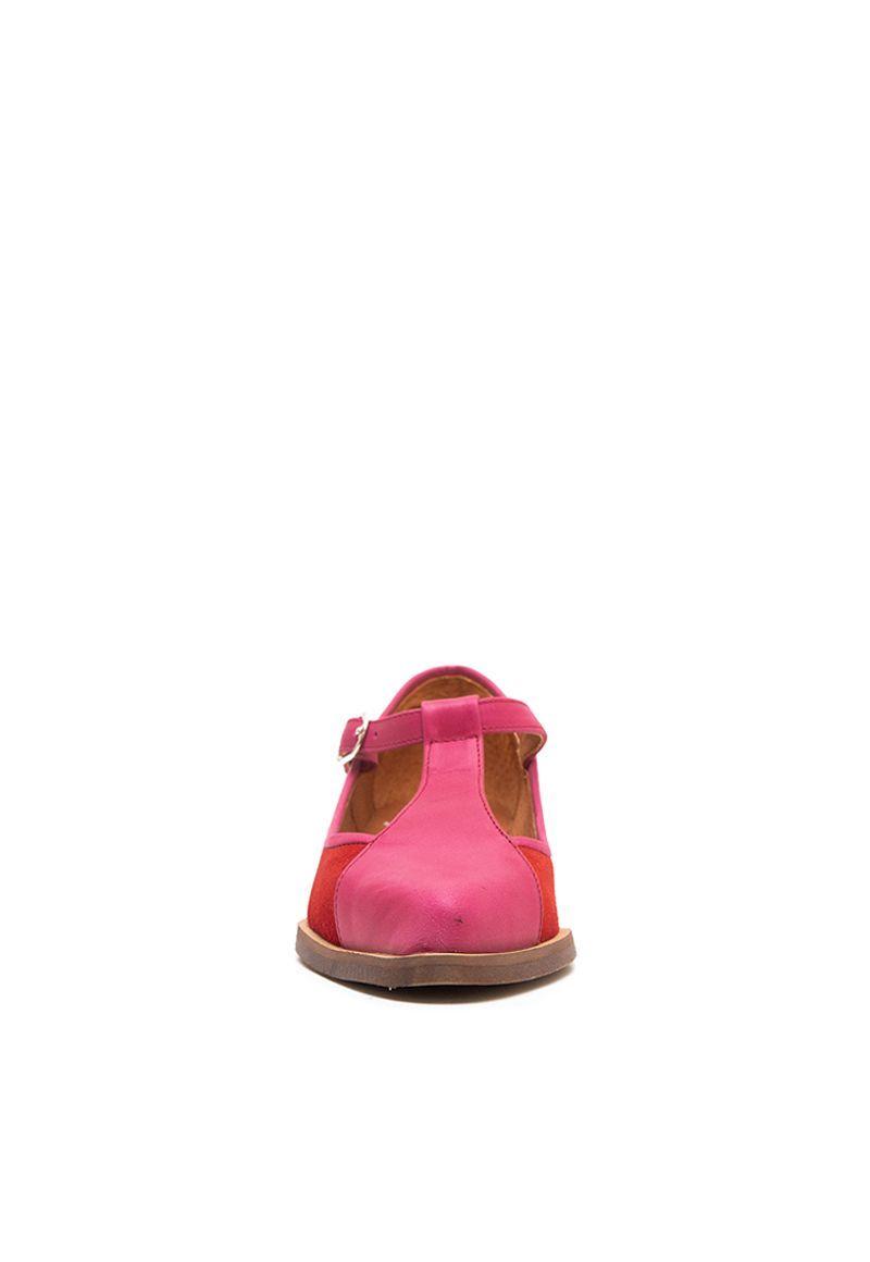 Zapato De Cuero Lingue C2 Fucsia Giani Dafirenze-3