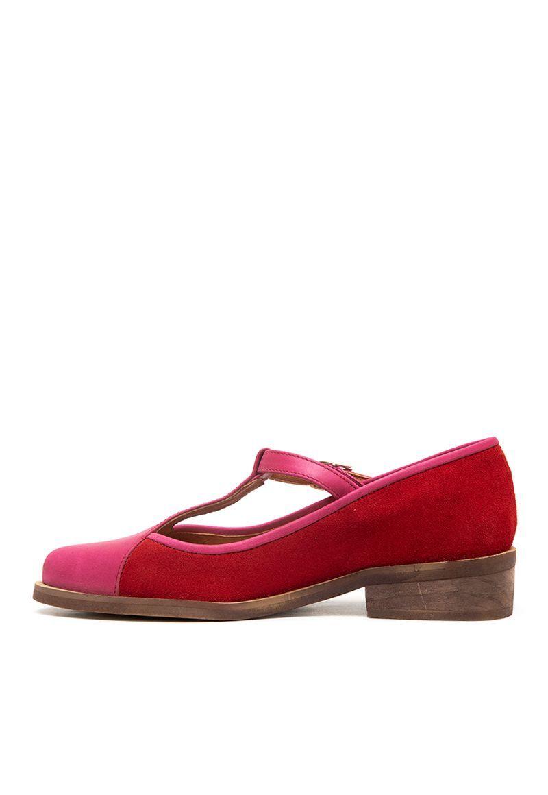 Zapato De Cuero Lingue C2 Fucsia Giani Dafirenze-4