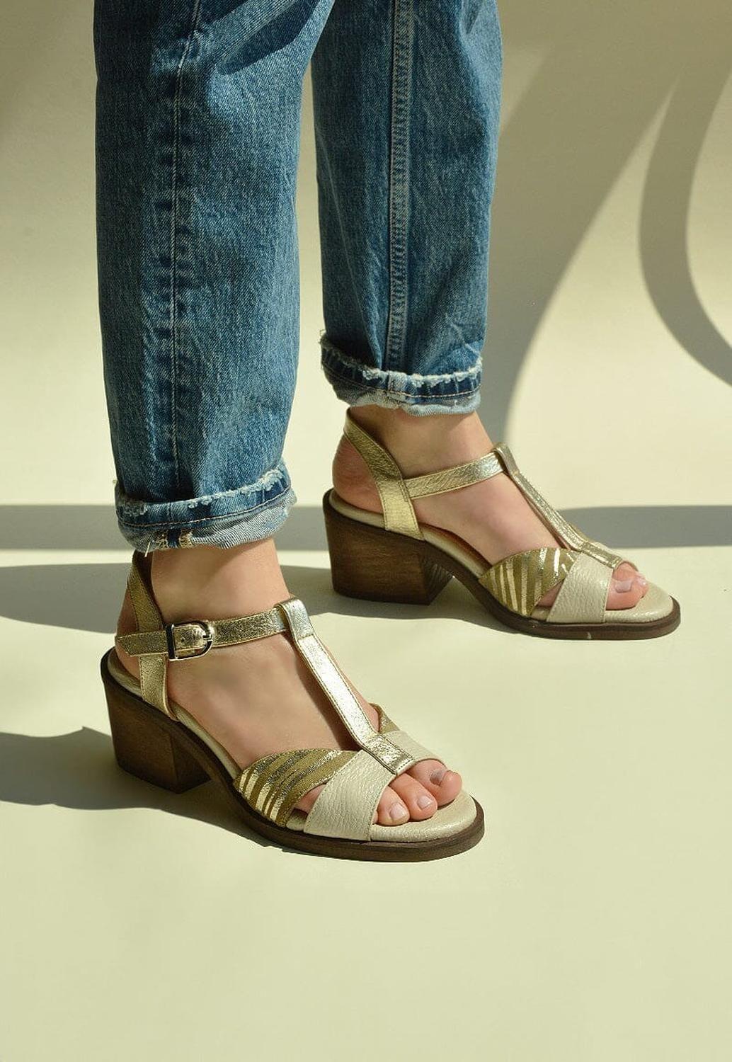 Sandalia Mujer / Sauco Niquel-0