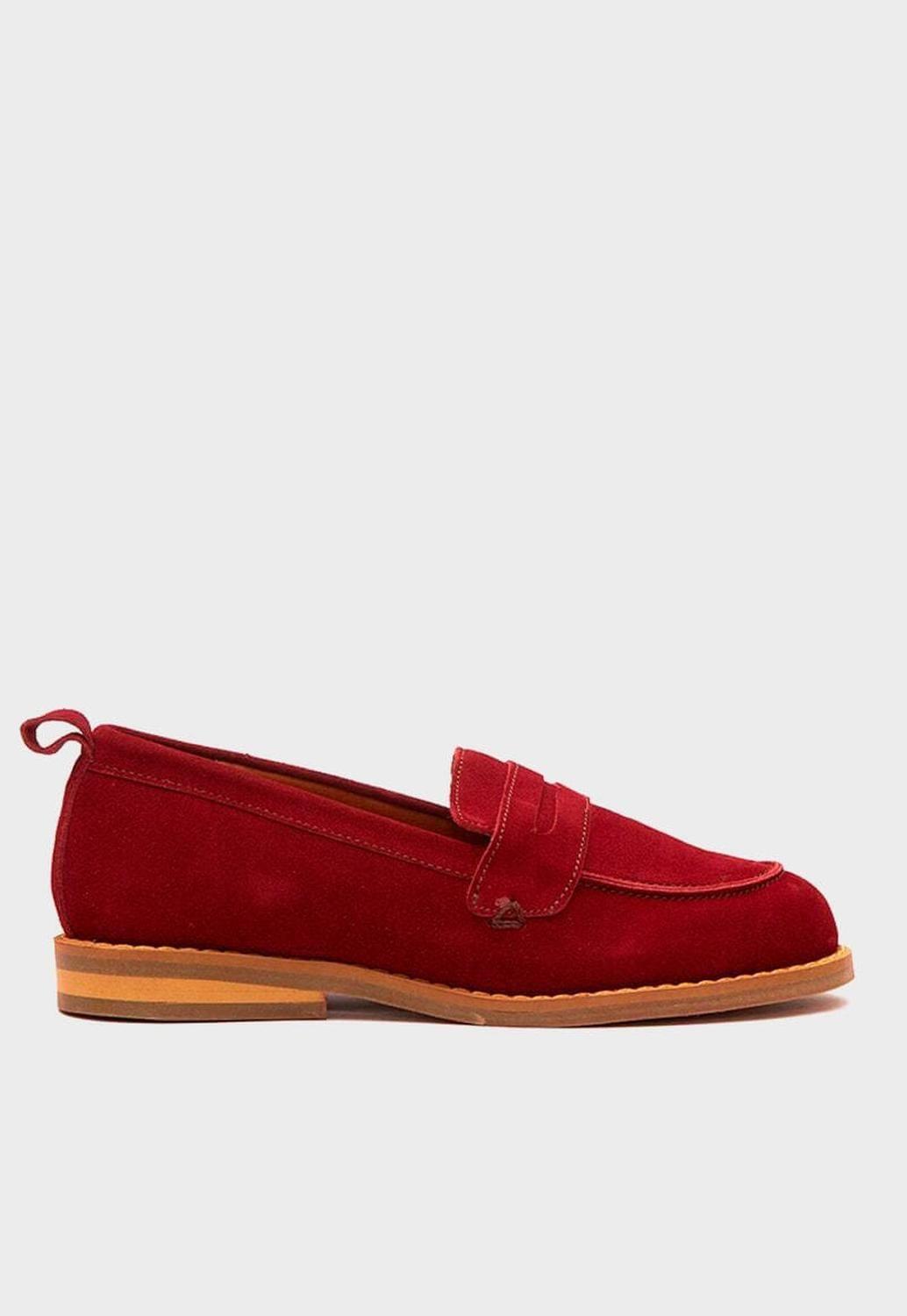 Mocasin Mujer / Coligue Burdeo-0