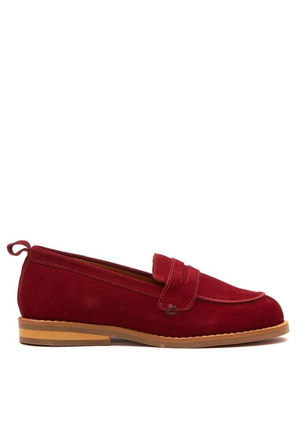 Mocasin Mujer / Coligue Burdeo-1