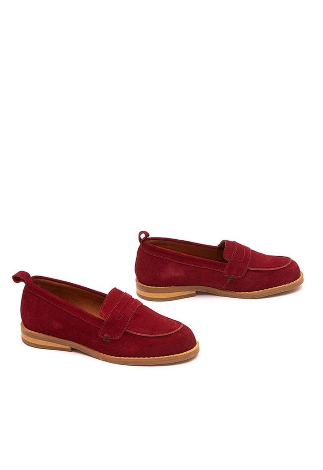 Mocasin Mujer / Coligue Burdeo-5