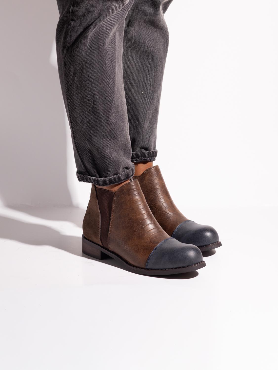 Botin Mujer / Verdecillo Cafe Gris-7