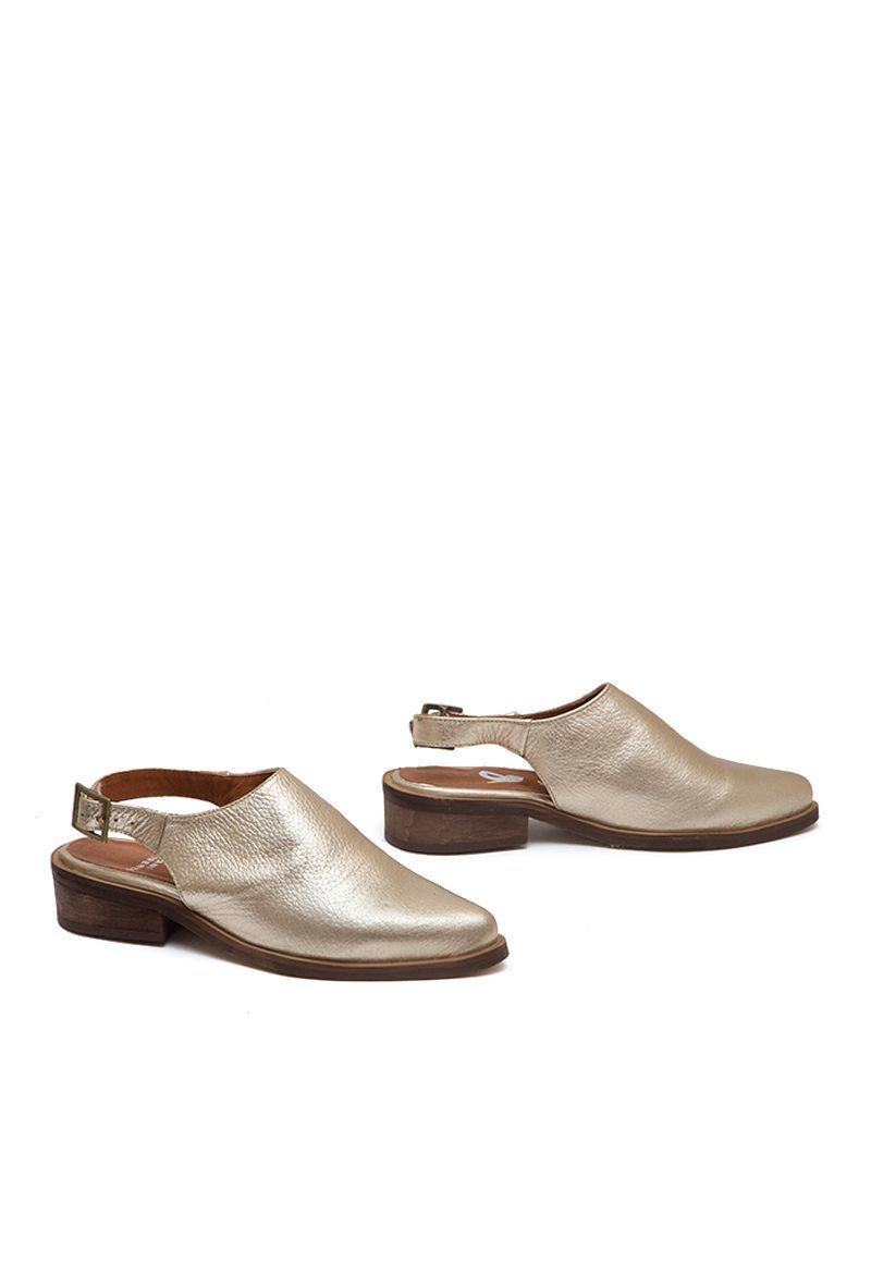 Babucha De Cuero Cardelina C23 Niquel Giani Dafirenze-1