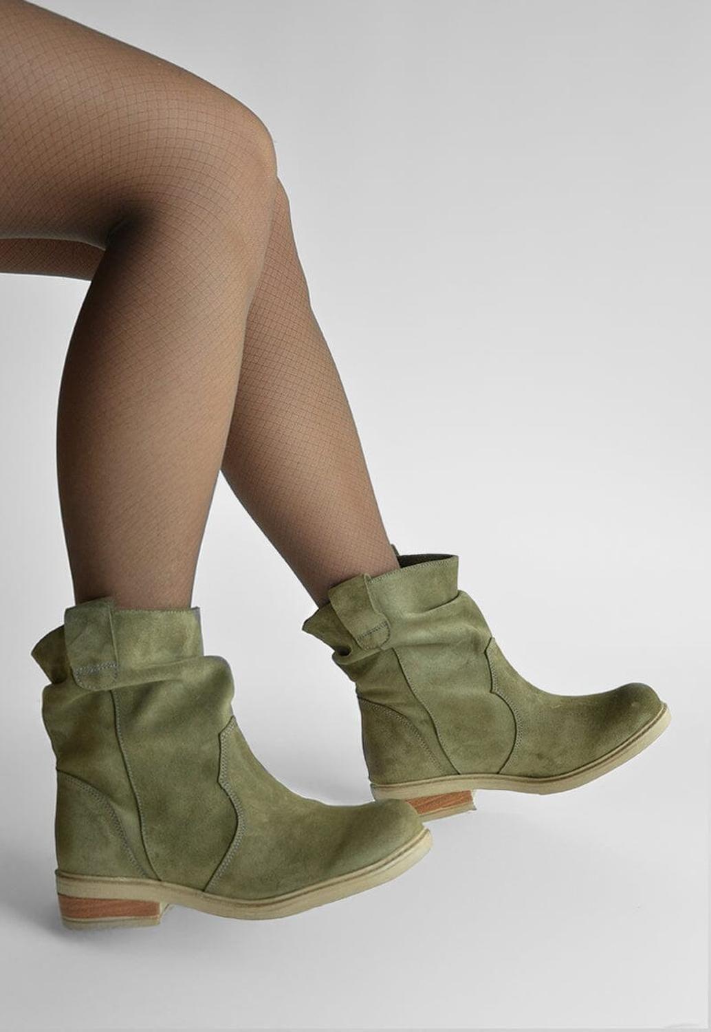 Botin Mujer / Grajo Verde-5