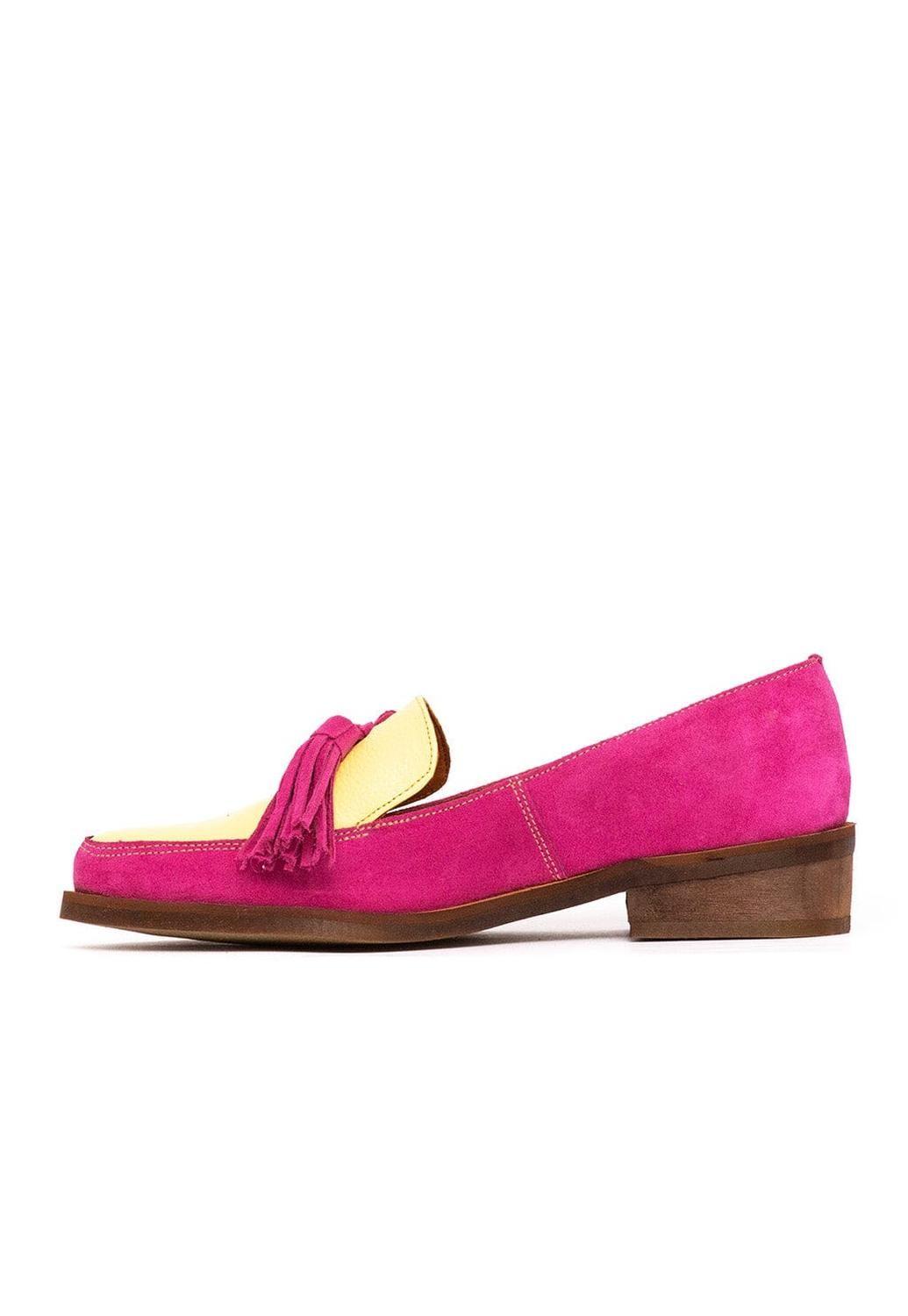 Zapato Mujer / Allegra Fucsia Amarillo-3