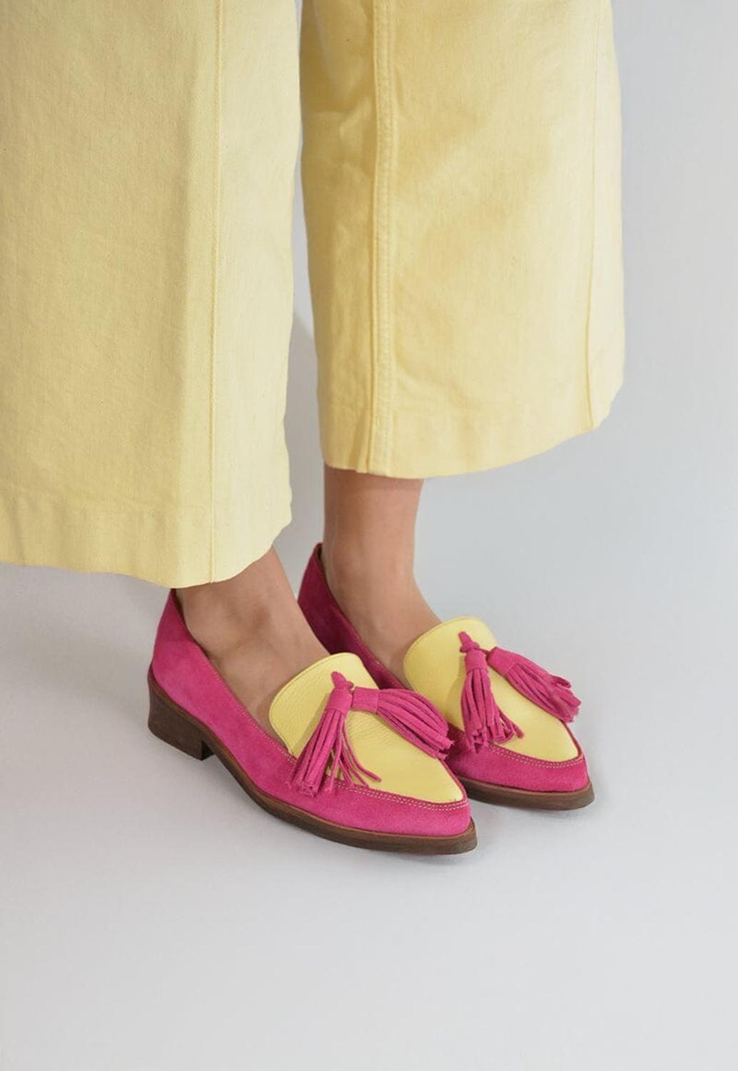 Zapato Mujer / Allegra Fucsia Amarillo-6