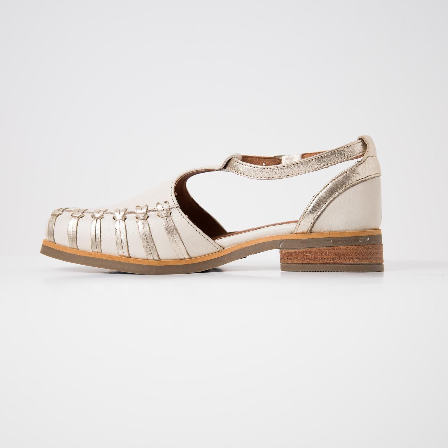 Zapato Mujer / Duna Beige Niquel-2