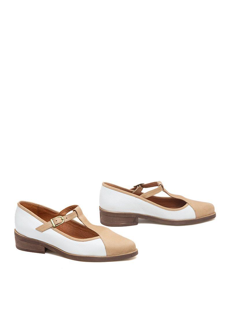 Zapato De Cuero Lingue C1 Beige Giani Dafirenze-2