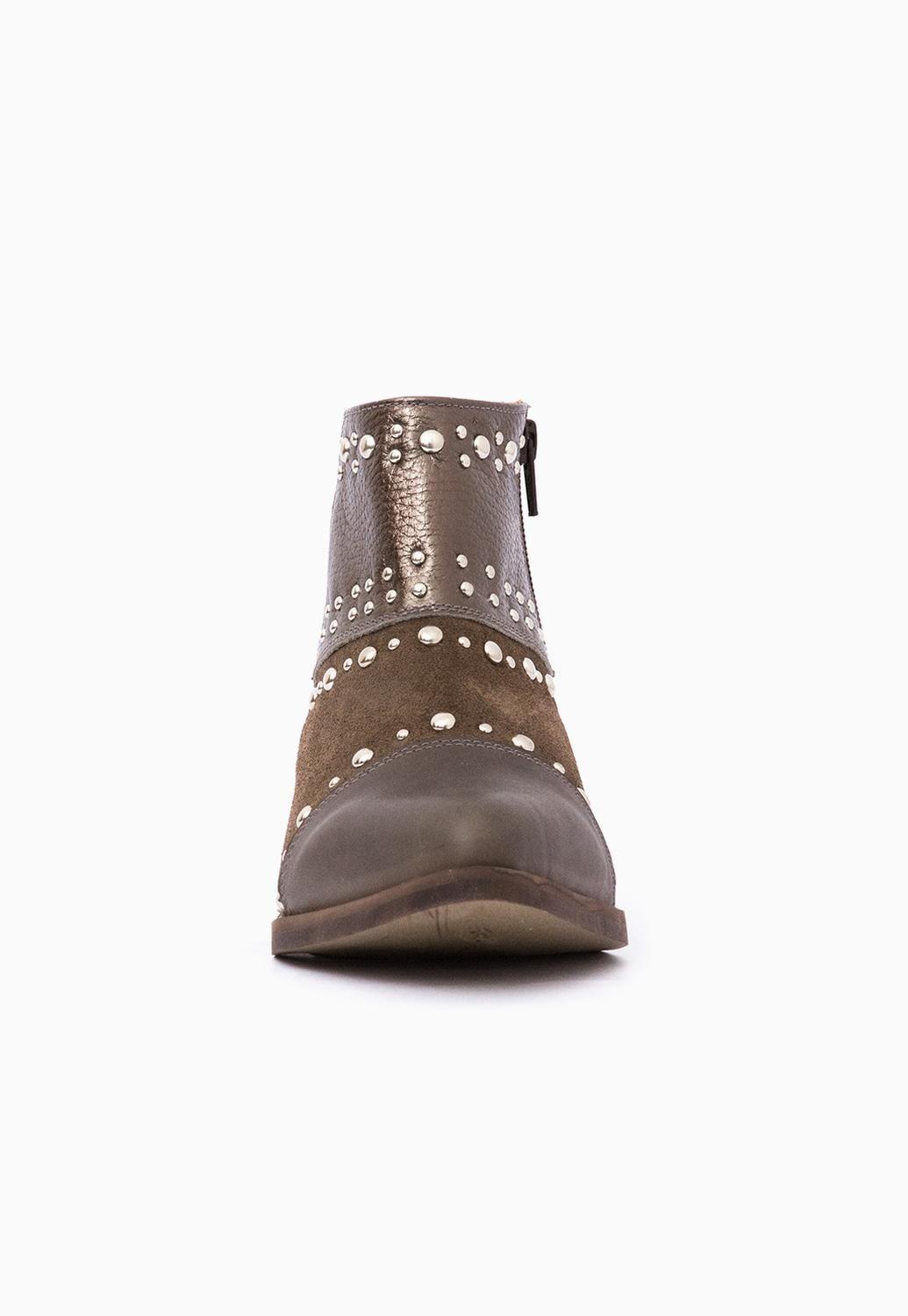 Botin Mujer / Abubilla Taupe Metalico-2