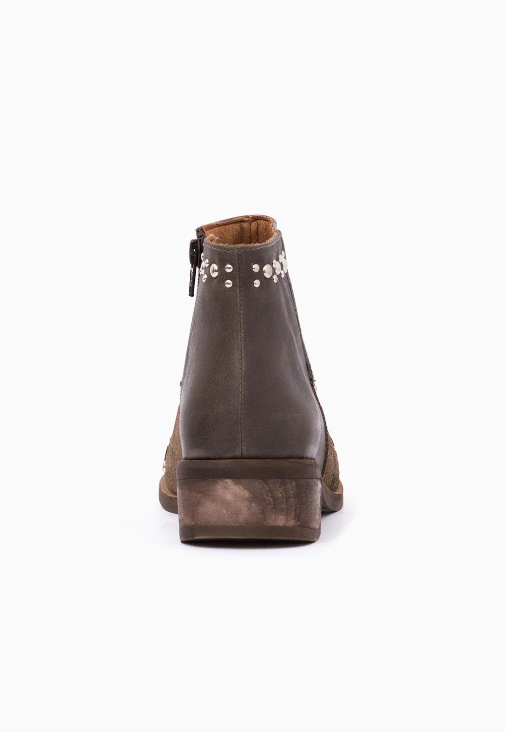 Botin Mujer / Abubilla Taupe Metalico-4