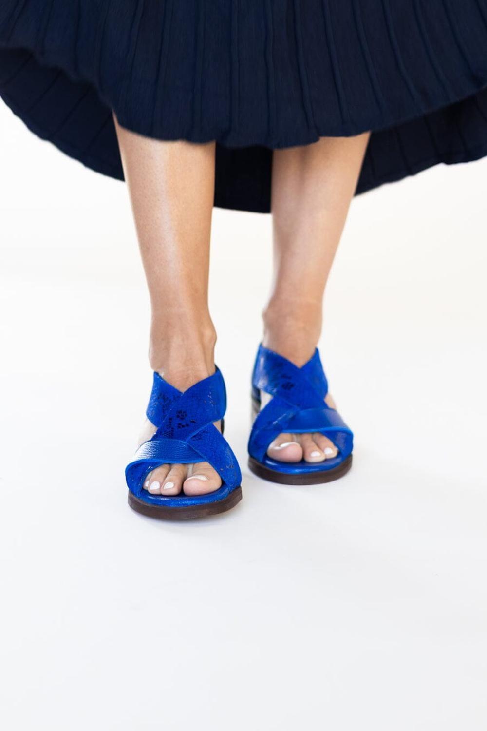 Sandalia Mujer / Tortolita Azul-6