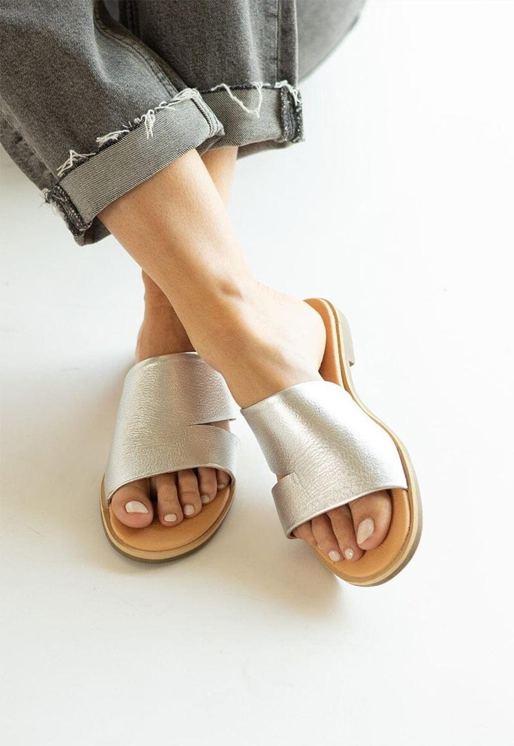 Sandalia Mujer / Lile Metálico-1