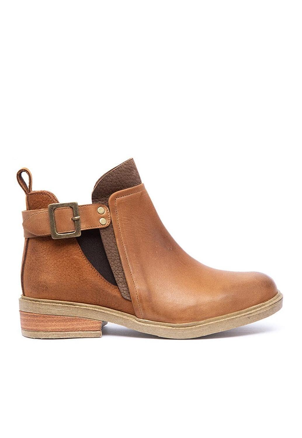 Botin Mujer / Angu Camel-0