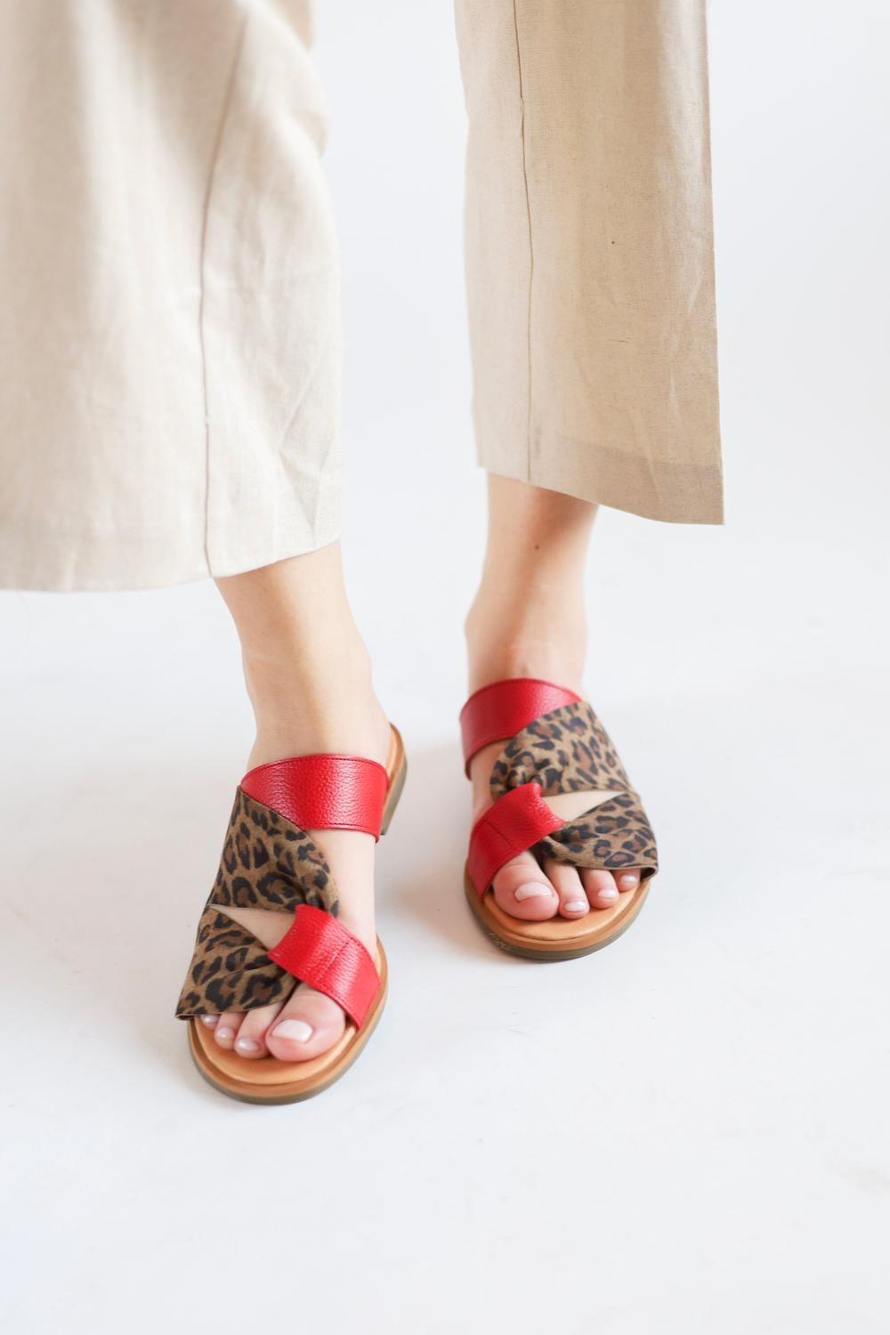 Sandalia Mujer / Turpial Leopardo-5