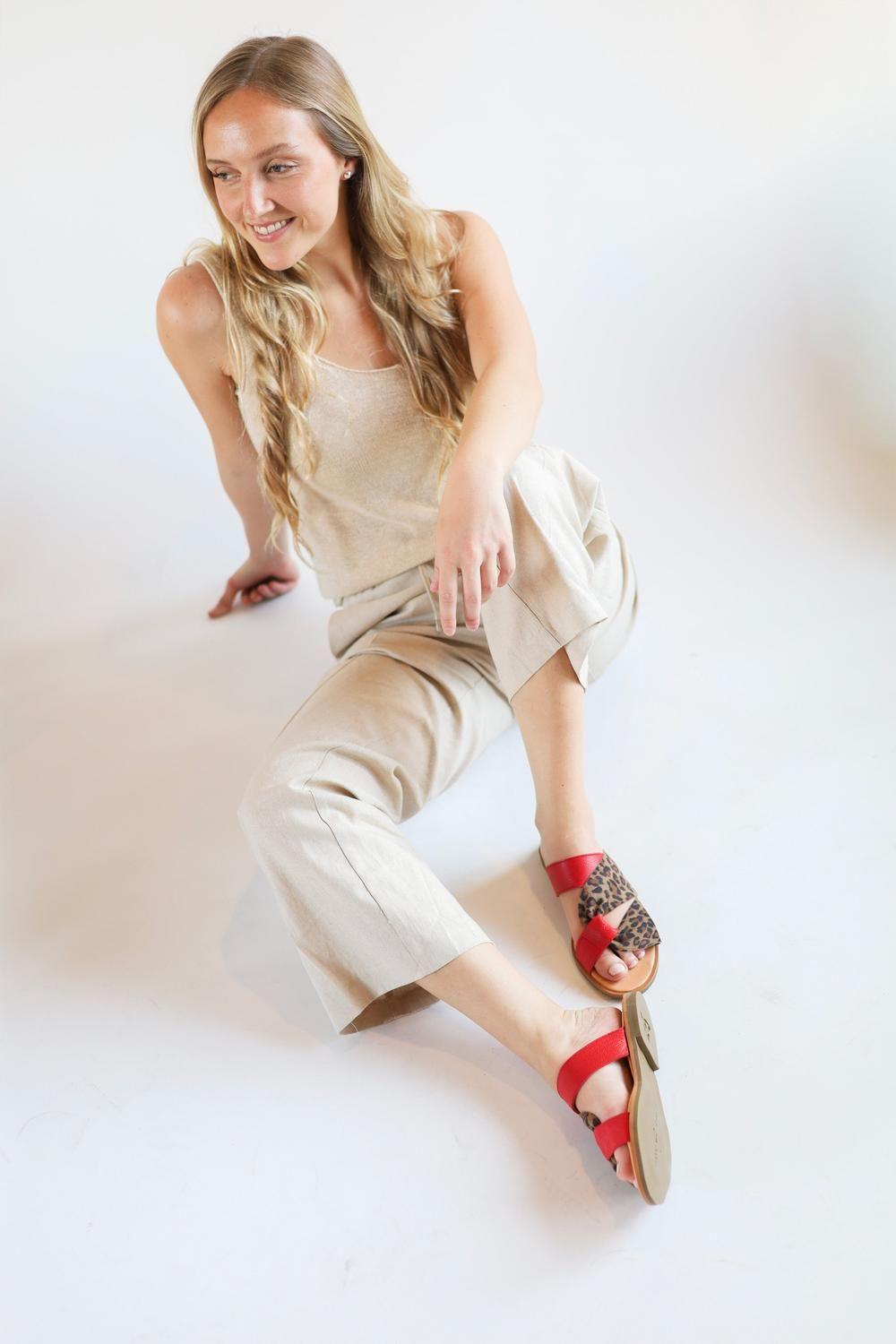 Sandalia Mujer / Turpial Leopardo-6