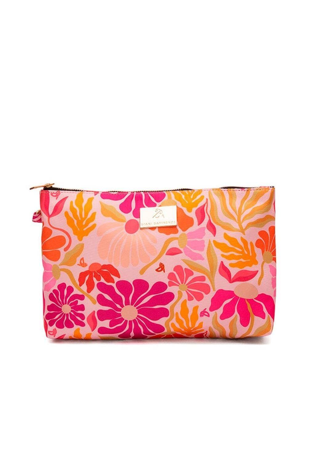 Neceser Mujer De Semi Cuero Kentia C9 Flores-2
