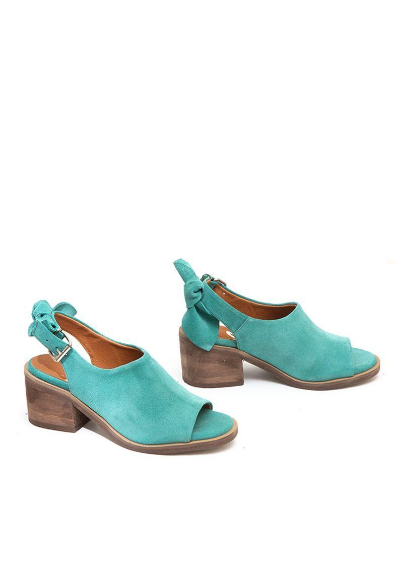 Sandalias De Cuero Tulipero C2 Turquesa Giani Dafirenze-2