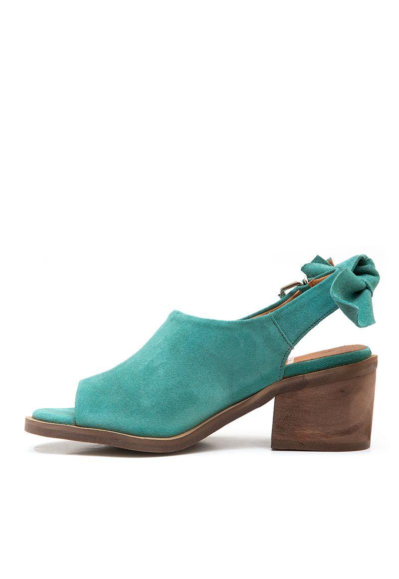 Sandalias De Cuero Tulipero C2 Turquesa Giani Dafirenze-4