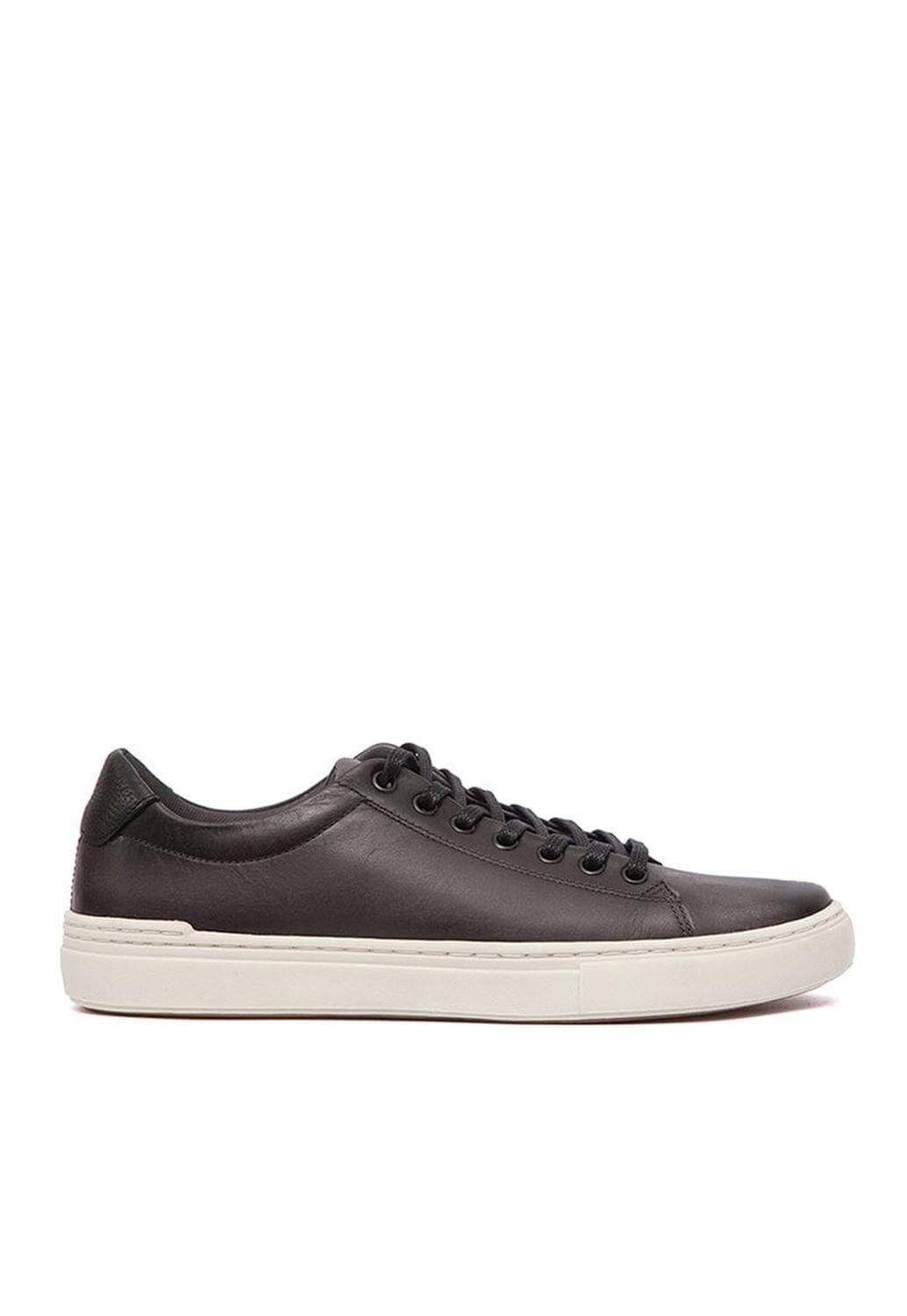 Zapatilla Hombre De Cuero Lilo Negro C2-0