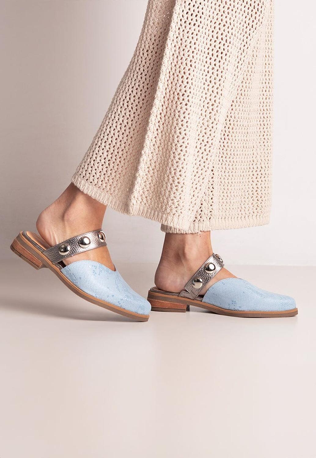 Babucha Mujer / Pibi Celeste-1