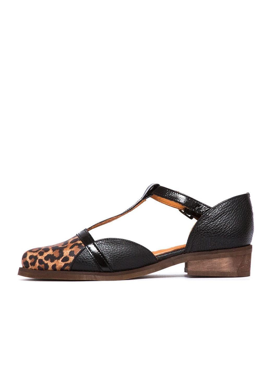 Zapato Mujer / Pomarino Negro Print-3