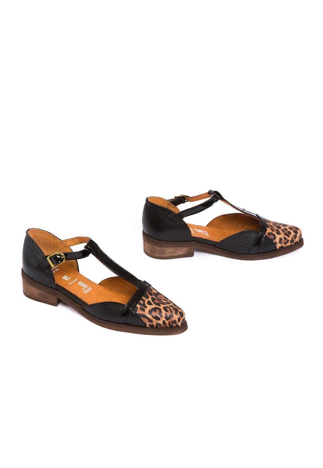 Zapato Mujer / Pomarino Negro Print-5