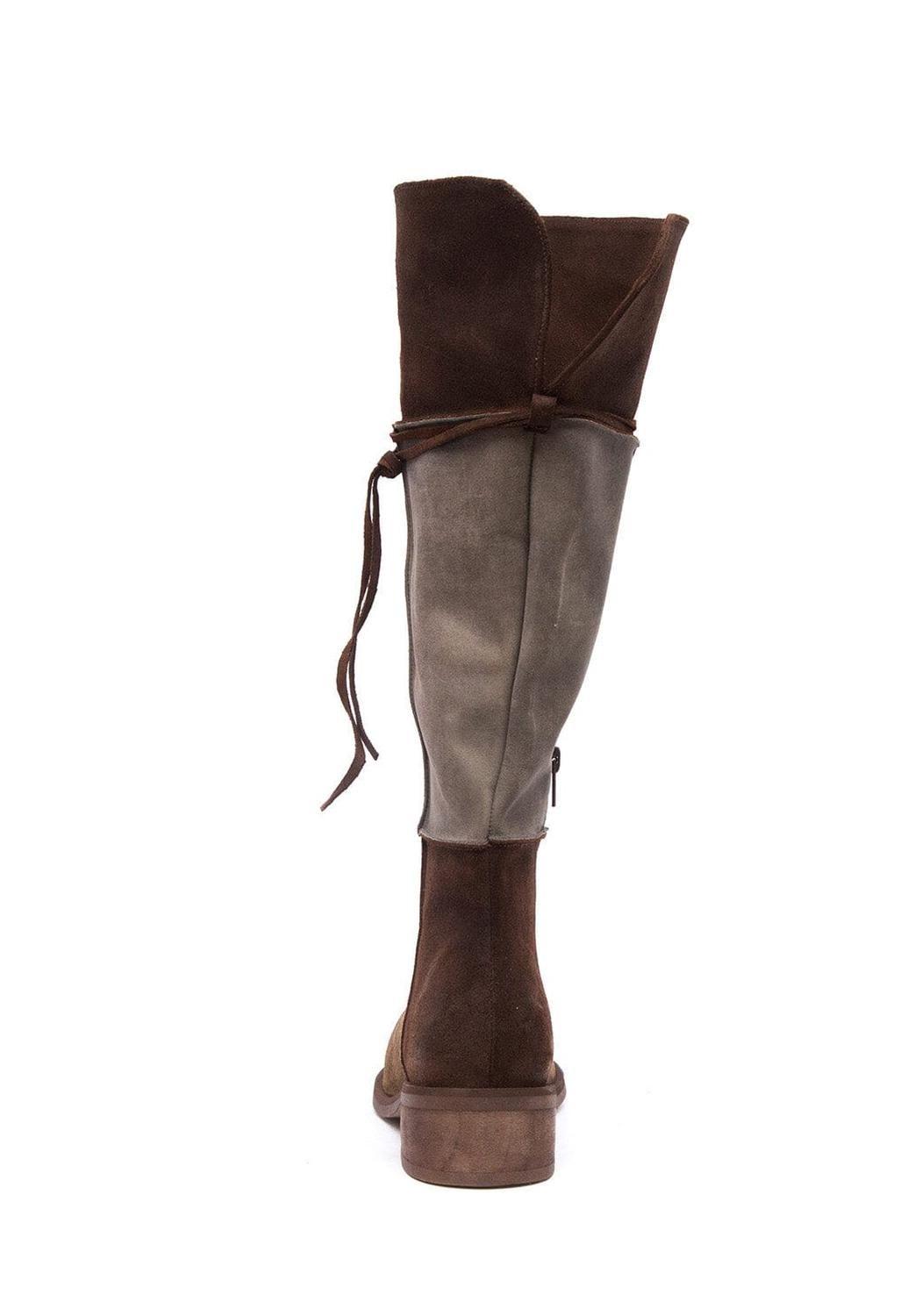 Bota Mujer De Cuero Jade Café C4-4