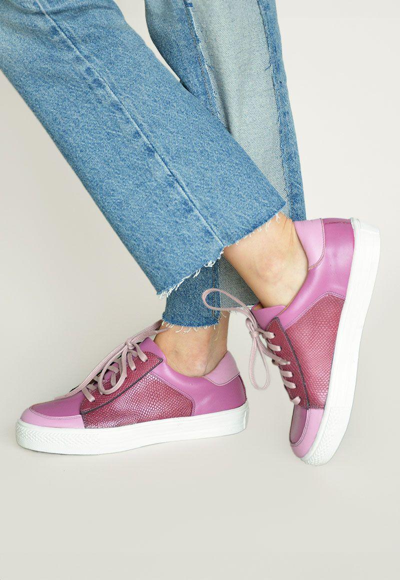 Zapatilla De Cuero Tantalo C20 Fucsia Giani Dafirenze-1