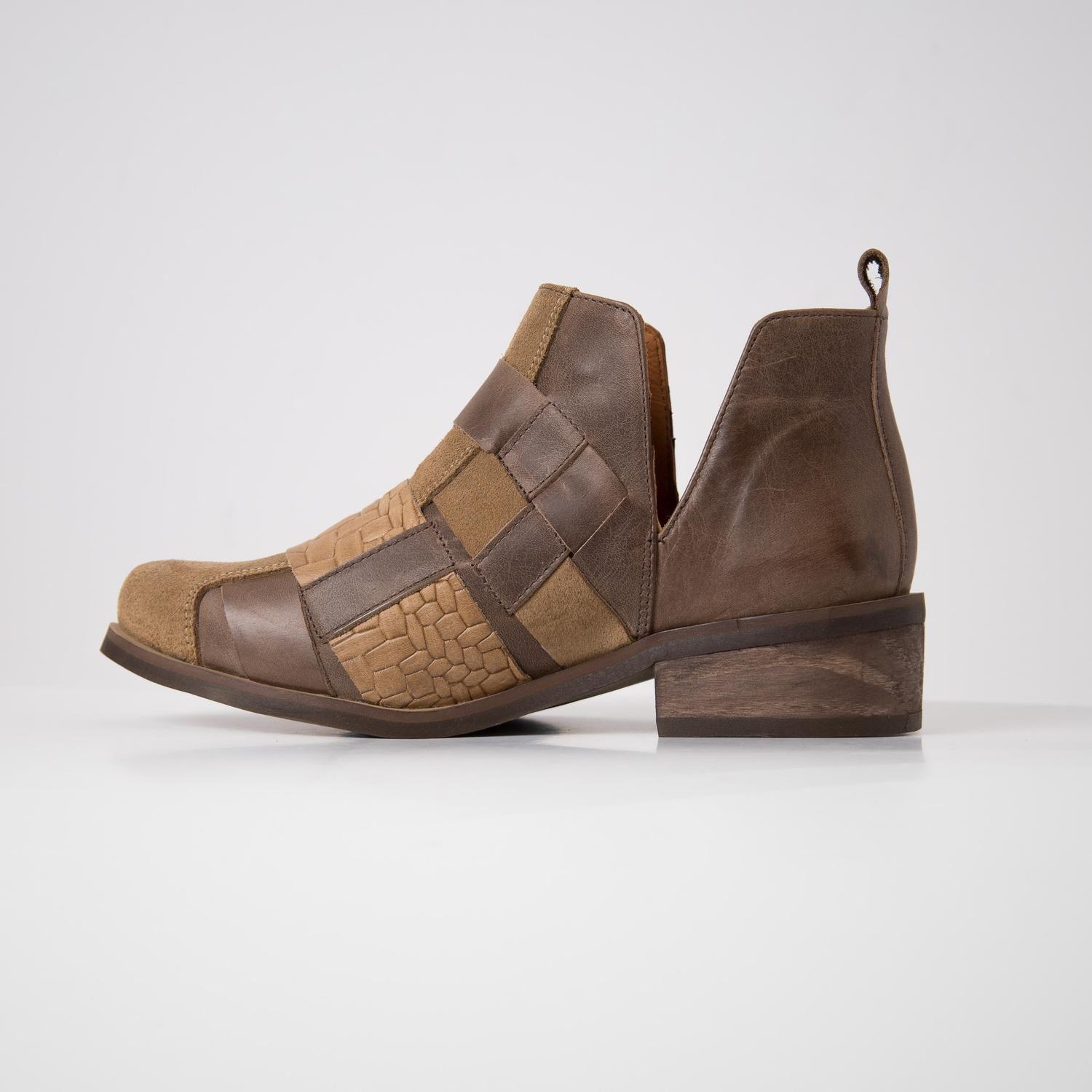 Botin Mujer  Cuero Mujer  Baia Taupe-2