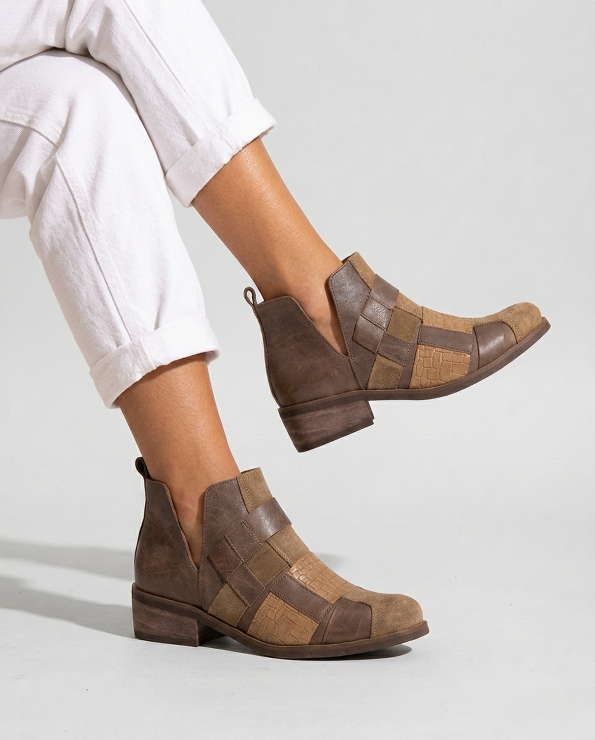 Botin Mujer  Cuero Mujer  Baia Taupe-3