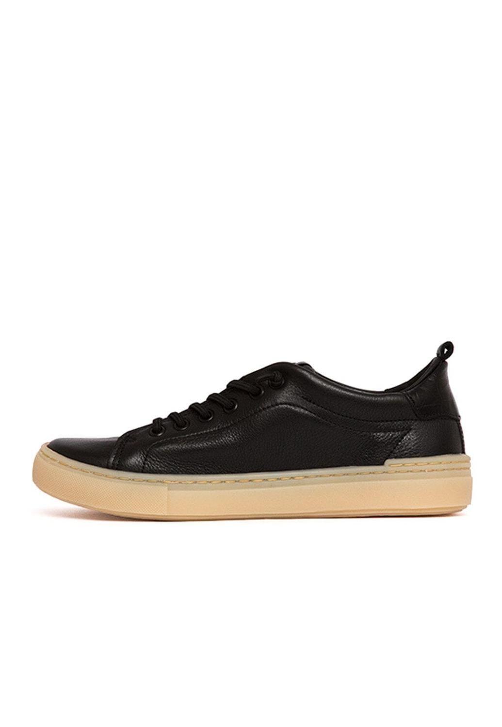 Zapatilla Mujer De Cuero Violeta Negro C2-3