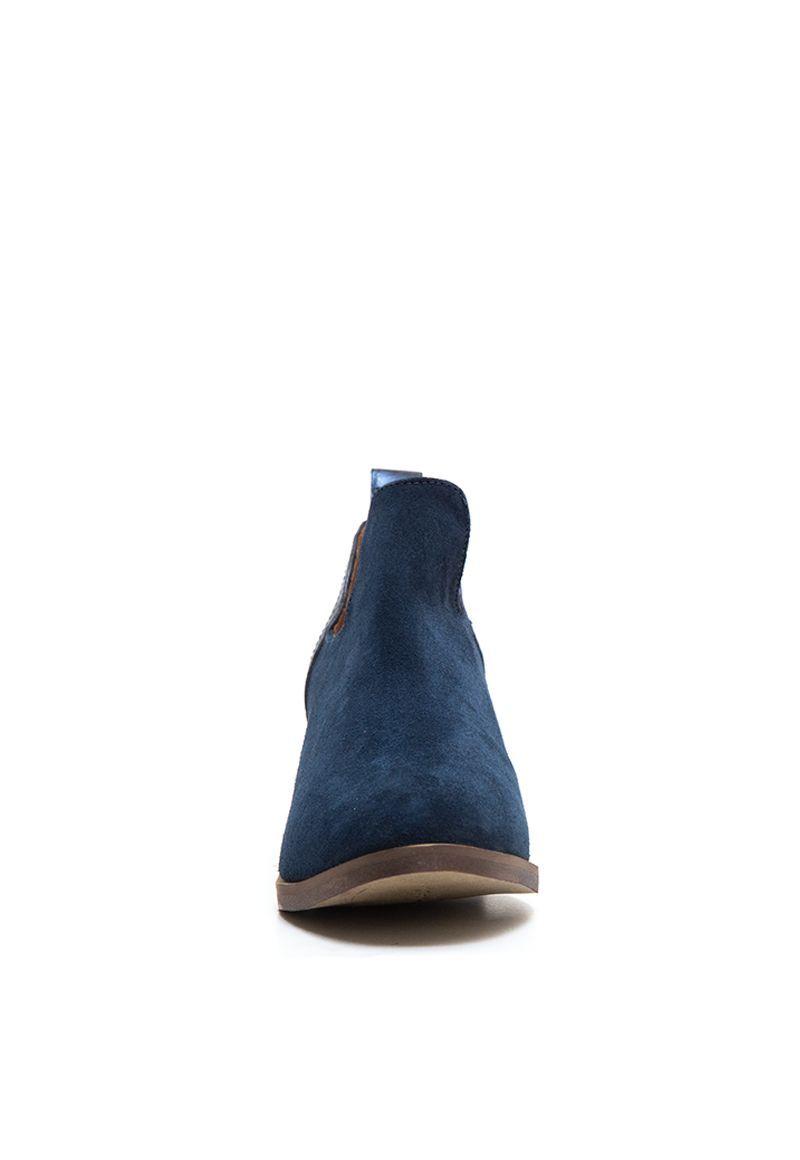 Botin De Cuero Petra C3 Azul Giani Dafirenze-3