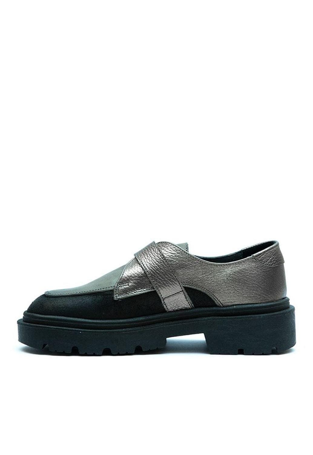 Mocasin Mujer / Eloisa Negro Metal-3