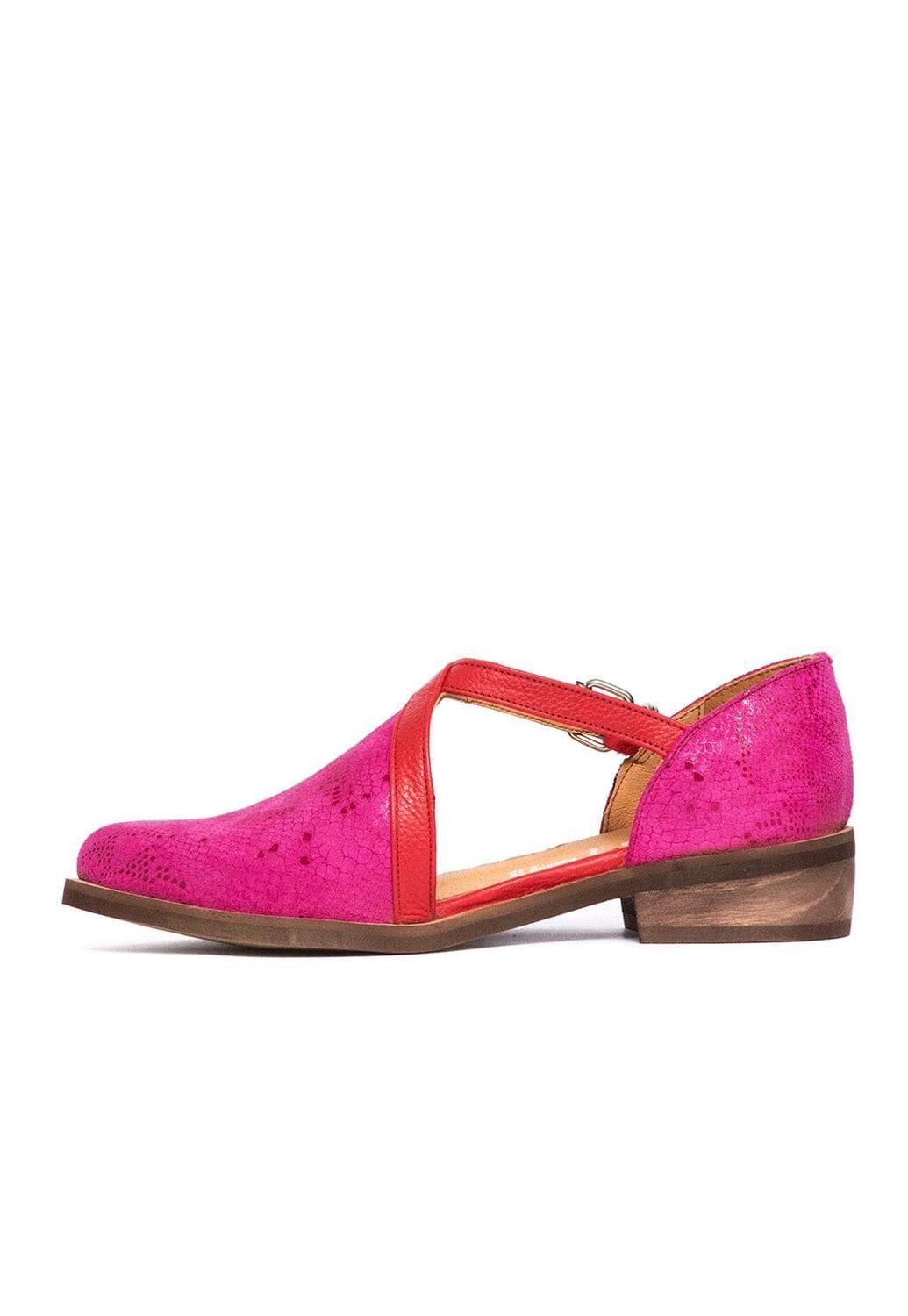 Zapato Mujer / Rauli Fucsia Rojo-3