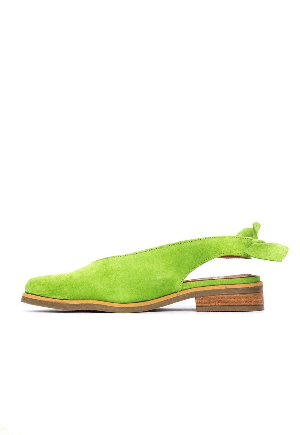 Zapato Mujer / Guindo Verde Claro-3