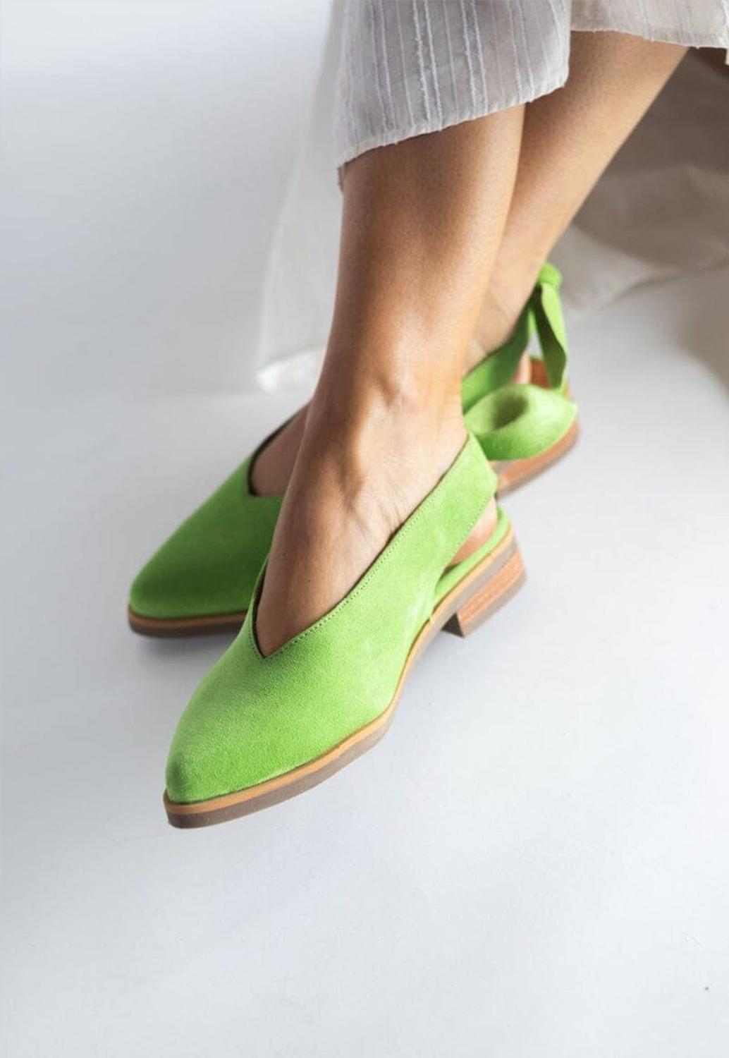 Zapato Mujer / Guindo Verde Claro-6