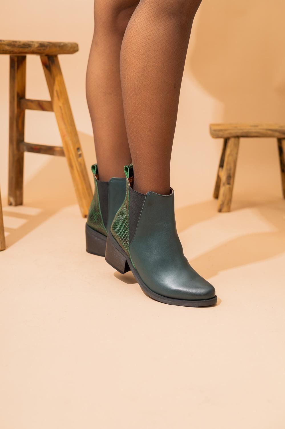 Botin Mujer / Suiriri Verde Print-3