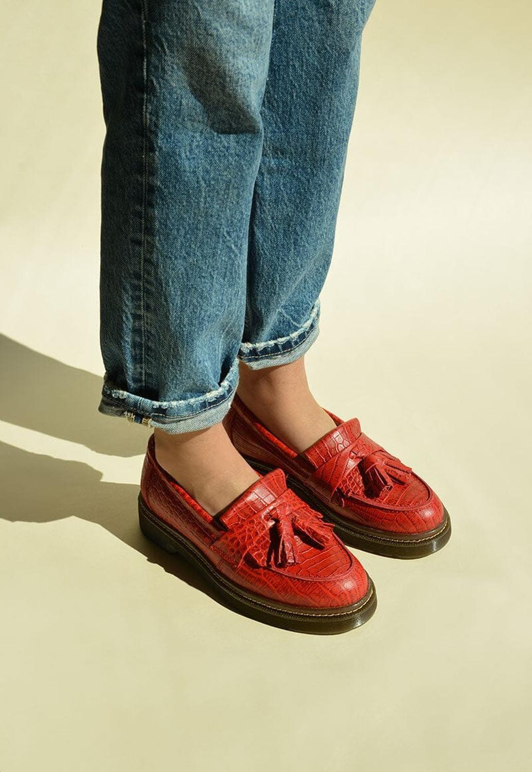 Mocasin Mujer / Matilde Rojo-2