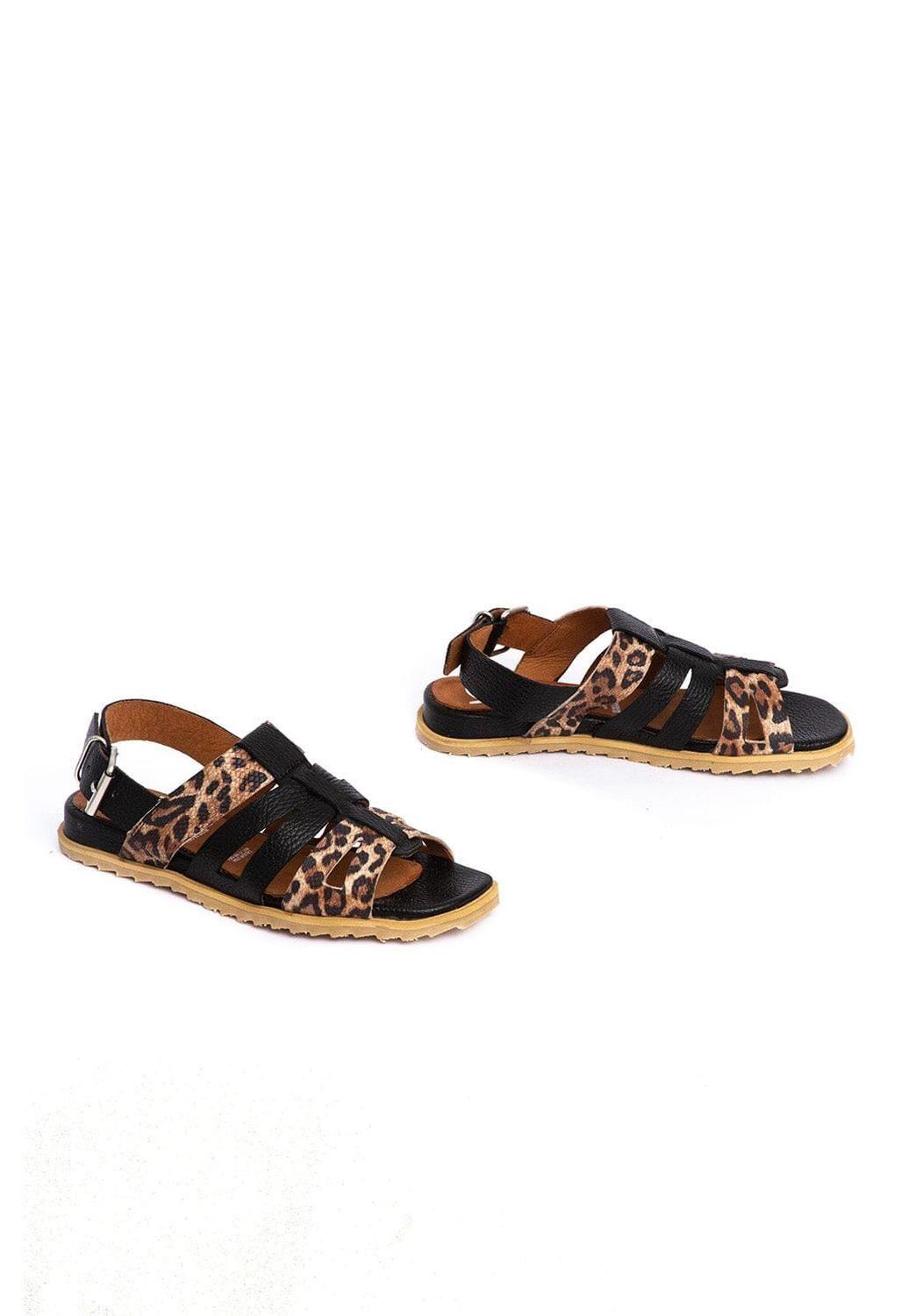 Sandalia Mujer / Antibes Negro Print-4