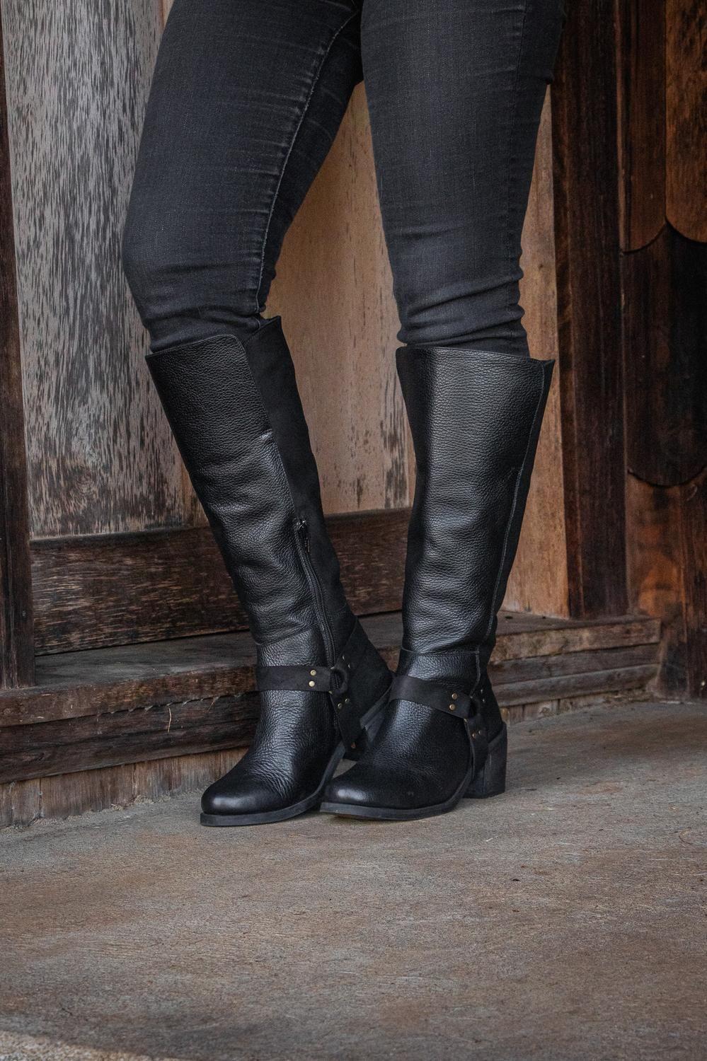 Bota Mujer / Anemona Negro-3
