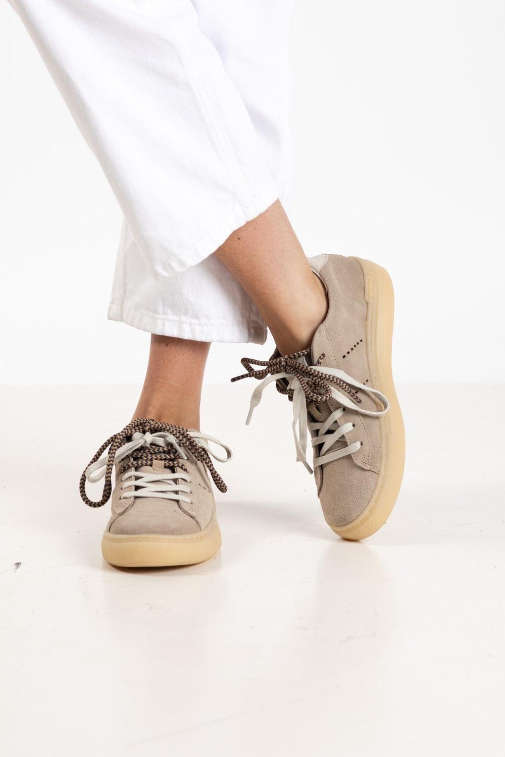 Zapatilla Mujer / Amapola Beige-3