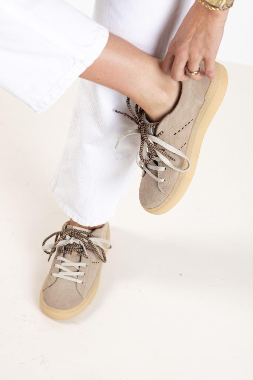 Zapatilla Mujer / Amapola Beige-6