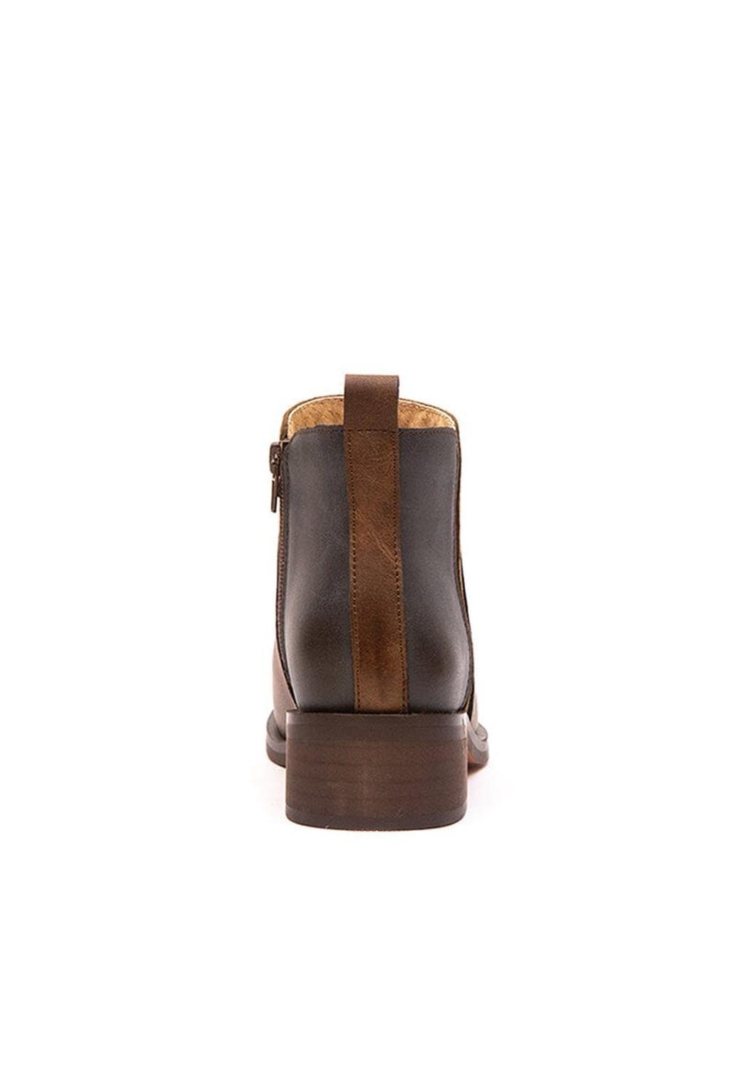 Botin Mujer De Cuero Urogallo Café C31-4