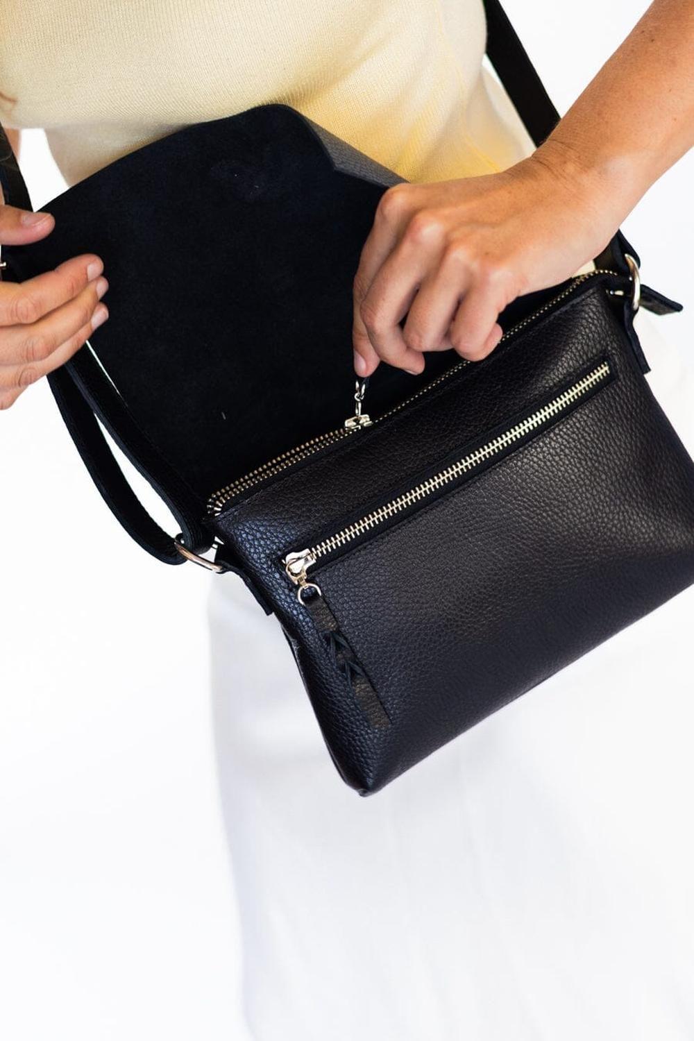 Bandolera Mujer / Thea Negro-2