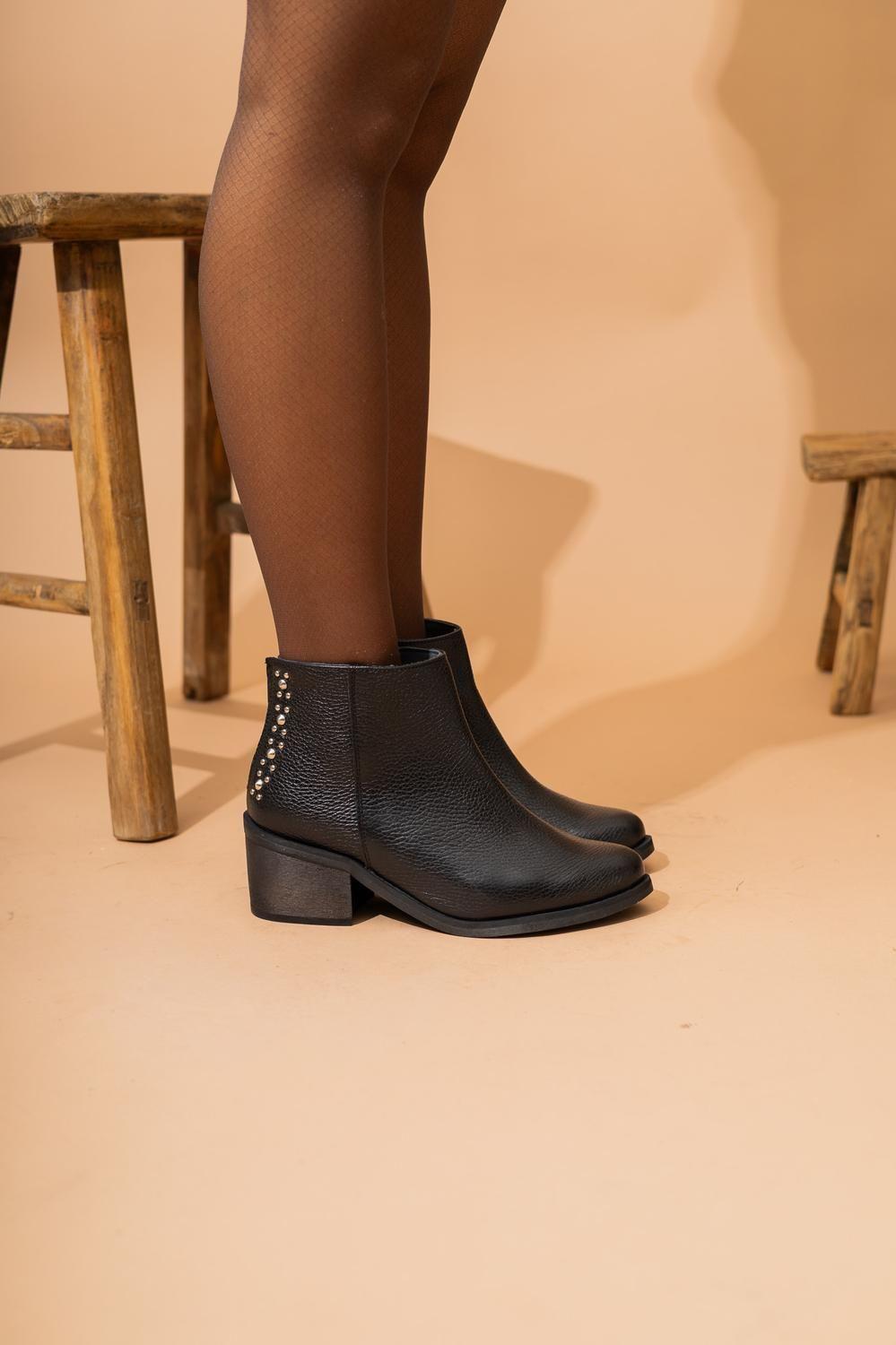 Botin Mujer / Roquero Negro-2