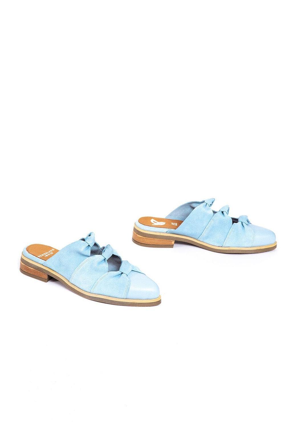 Babucha Mujer / Kiwi Celeste-4