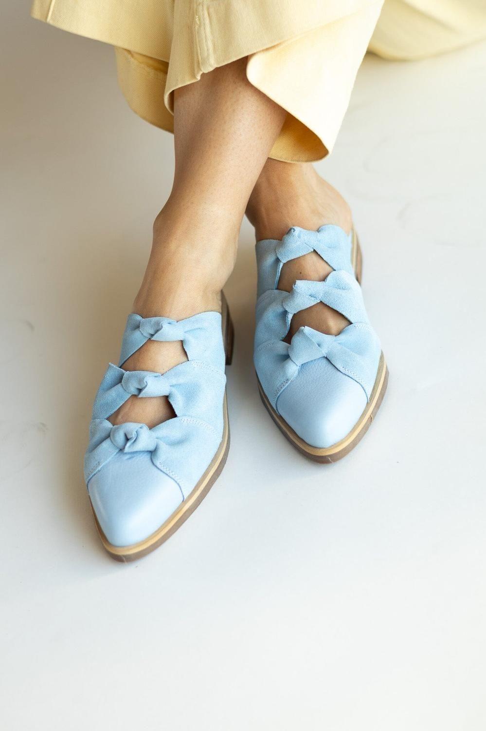 Babucha Mujer / Kiwi Celeste-6