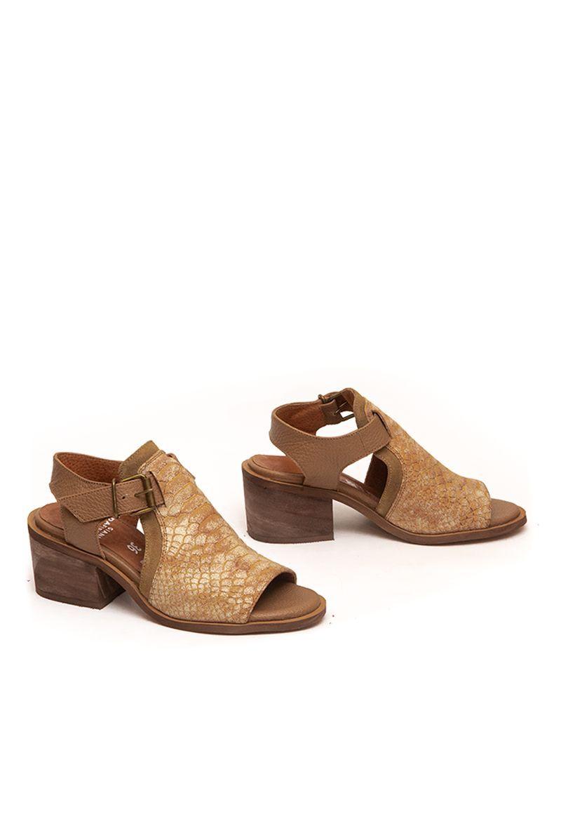 Sandalia De Cuero Guanay C23 Beige Giani Dafirenze-2