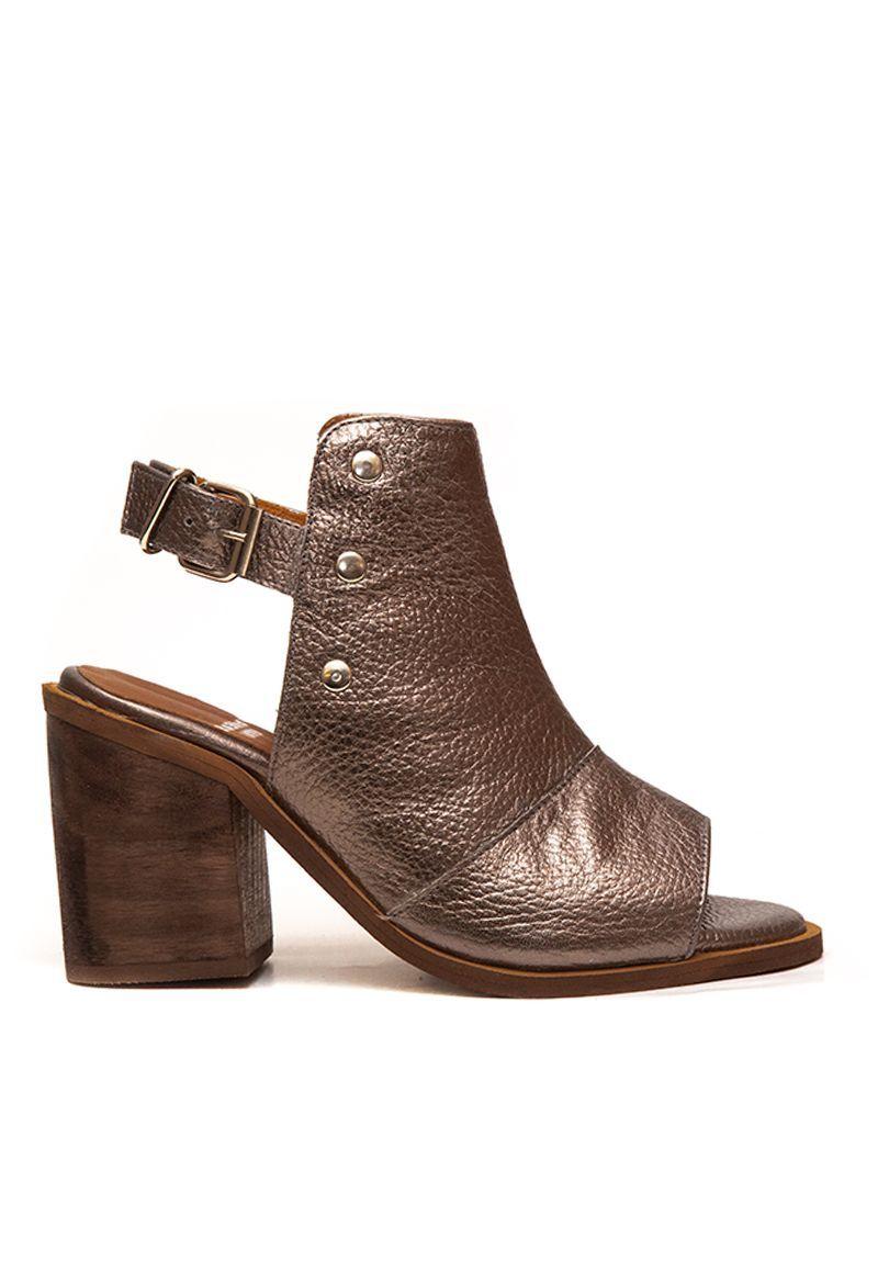 Sandalia De Cuero Eminia C6 Gris Giani Dafirenze-4